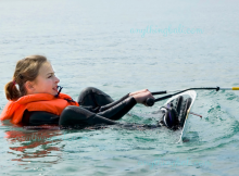 Woman Wakeboarding Bali